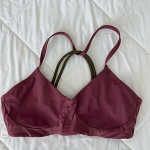 The north face pink sport bra